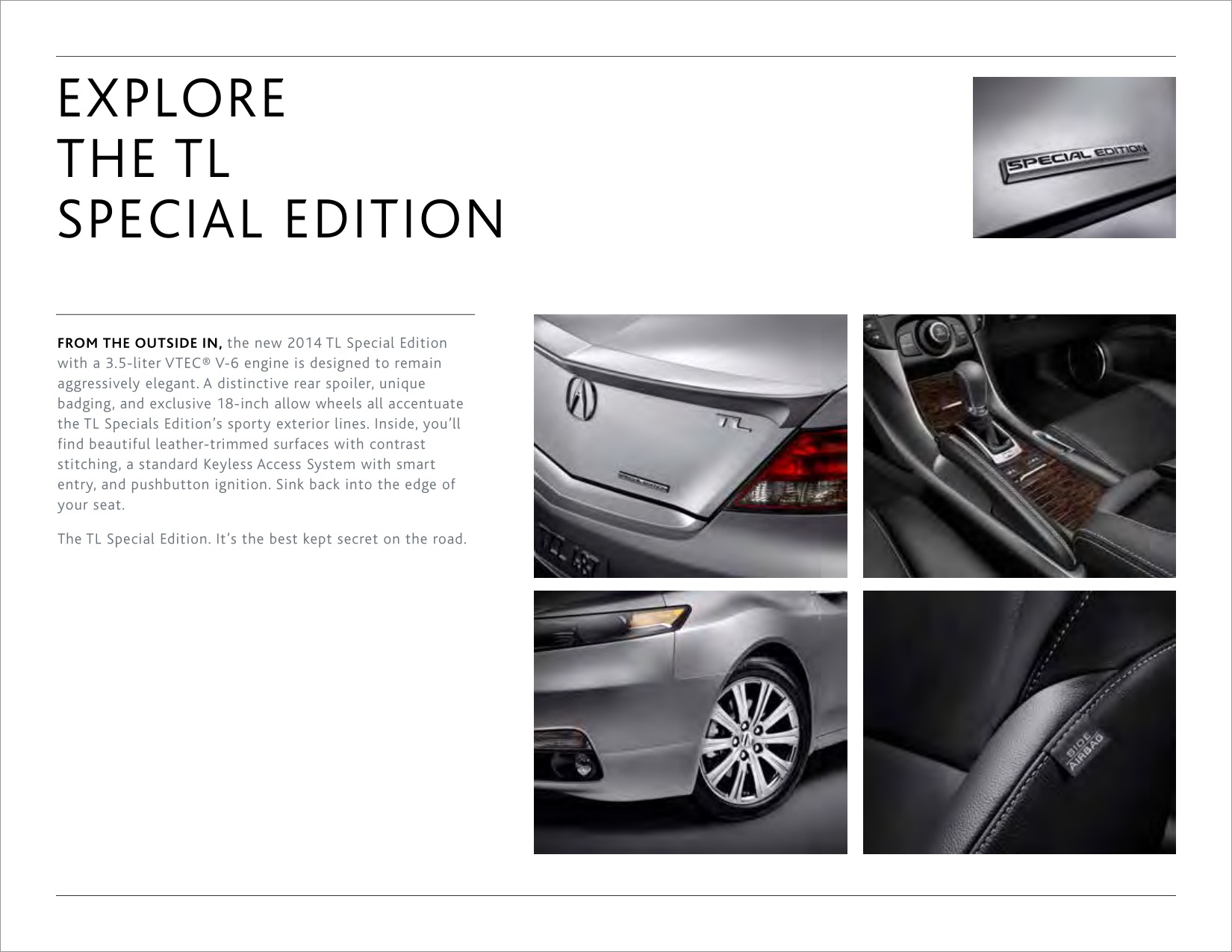 2014 Acura TL Brochure Page 17
